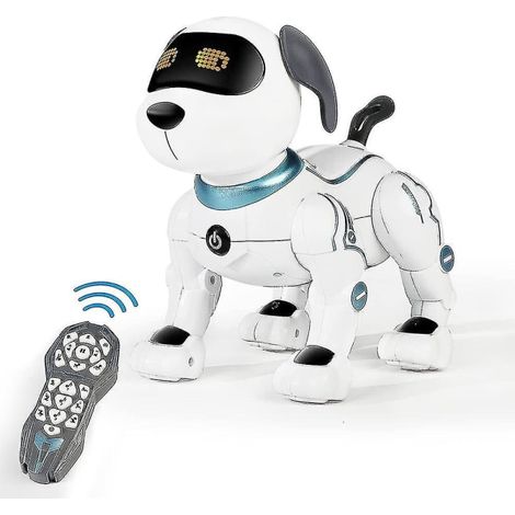 Jouet chien robot avec télécommande, danseur acrobatique télécommandé pour enfants, interactif et intelligent