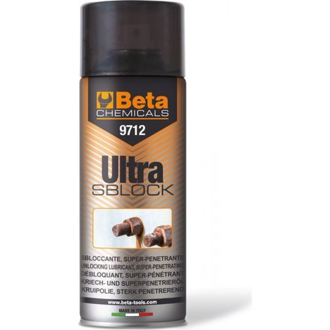 Sbloccante Spray - Beta 9712 - ULTRASBLOCK - ML 400 - OLIO SPRAY SUPER PENETRANTE (1/2)