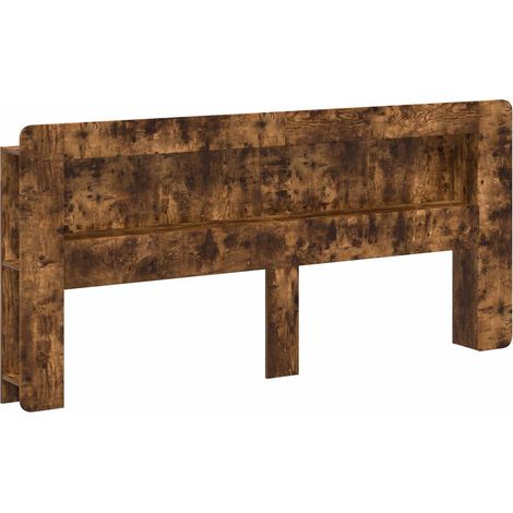 Testiera Testata del letto Rovere Fumo Legno ingegnerizzato (1/5)