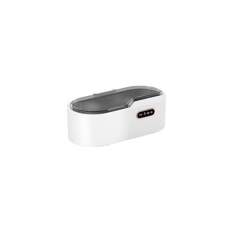 Nettoyeur Ultrasons Lunettes Et Bijoux 450ml, Machine Automatique Acier Inoxydable Pour Argent Or Diamants, Design Blanc Élégant (1/3)