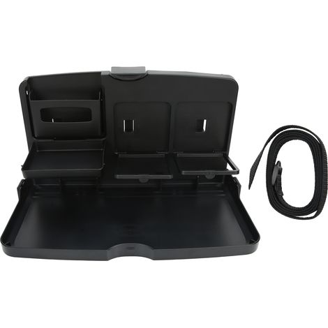 Plateau Repas Voiture Pliable Portable Multifonction pour Snack et Repas sur Siège Auto
