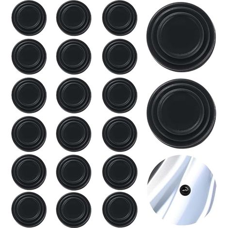 20 protectores de puerta de coche, pegatinas universales anticolisión para insonorizar el parachoques.