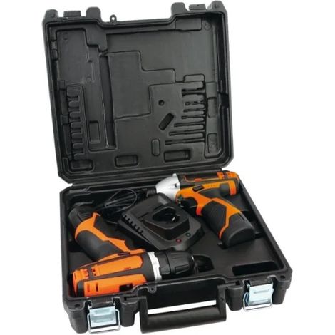 Beta 1972/K12V-COMBO Kit perceuse et visseuse à percussion sans fil 12 V