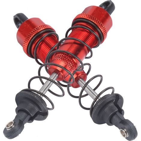 2 Pièces Amortisseurs en Aluminium 90mm pour TRAXXAS SLASH 2WD, Amortisseurs RC, Pièces de Rechange et Upgrades (1/5)