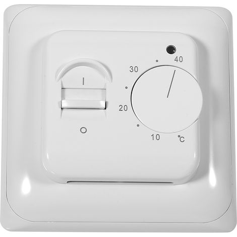 Manueller mechanischer Thermostat für Fußbodenheizung, 220-V-Wechselstrom-Temperaturregler, Wandregler für Klimaanlage. (1/5)
