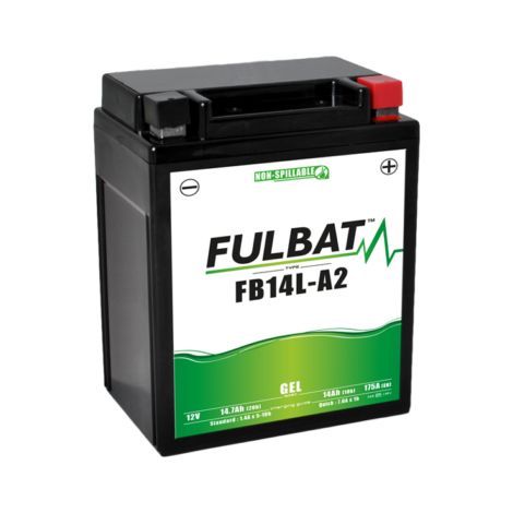 Fulbat – Batterie moto GEL 12V 14.7Ah – 100% étanche – Prête à l'emploi – Longue durée de vie et faible auto-décharge