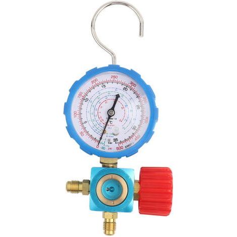 500 PSI Stable Characteristics Air Conditioning Pressure Gauge, Manifold Pressure Gauge, for R12, R22, R502, R410 (1/5)