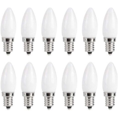 PA 10 pièces Mini E12 LED candélabre ampoules 1.5W AC 230V pour la maison voiture armoire htel éclairage (1/4)