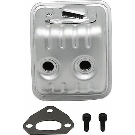 Silencieux d'échappement avec vis et joint - Pièces de rechange pour moteur de tronçonneuse - Silencieux de rechange - Compatible avec les tronçonneuses Husqvarna (hus450) (1/5)