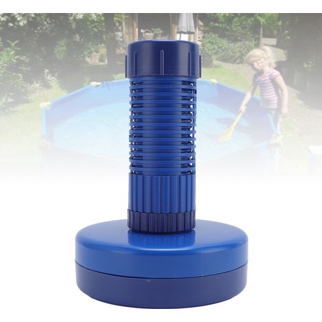 [Dispensador para piscina] Dispensador giratorio robusto de ABS con escala [Dosificación controlada] [Flotador eficiente] para spa y acuario, 17 x 12 cm, 265 g, incluye manual de instrucciones (1/5)