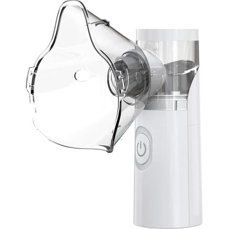 Inalatore nebulizzatore per bambini, nebulizzatore portatile ricaricabile per adulti e bambini, inalatore silenzioso per bambini con 2 maschere e boccaglio, per uso domestico e in viaggio (1/4)
