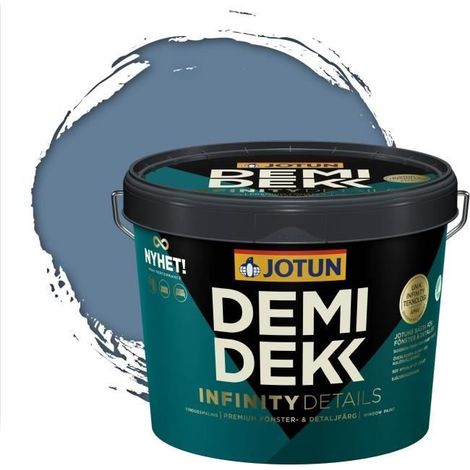 JOTUN - Peinture Bois, Lasure Opaque Satinée - RAL 5014 - Bleu Pigeon - 3L (1/2)