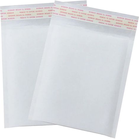 20 x EP9 (290x445mm) White Padded Bubble Envelopes Clothes