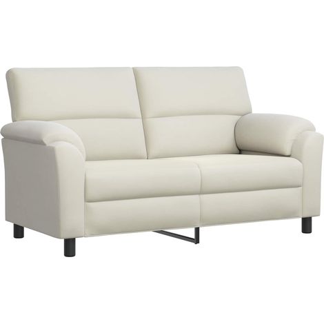 Sofa Creme 174 x 85 x 93 cm Samt vidaXL (1/5)