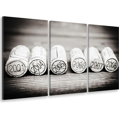 Tableau triptyque deco collection grand cru - 90x60 cm (1/5)