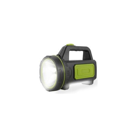 Torcia LED ultra potente ricaricabile tramite USB, 135.000 lumen, 6.000 mAh, con luce laterale. Torcia impermeabile ad alta potenza, ideale per emergenze, escursioni, ecc. - Crezuo