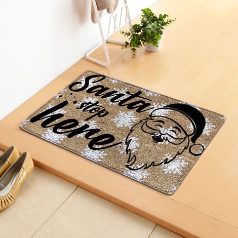 Tapis De Porte - Tapis Absorbant Rectangulaire 40 x 60 cm - Pour Entrée Extérieure Cuisine Salon - Anti-Dérapant PVC - 1 Pièce (1/5)