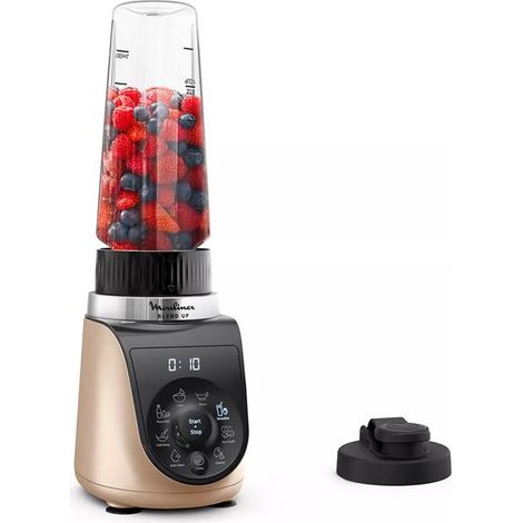 Blender Compact Moulinex Blender Nomade 1000w Avec Gourde Et Lames Powelix - Gpe Seb France - Moulinex (1/4)