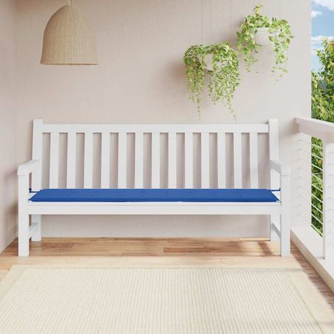 Gartenbank-Auflage Königsblau 200x50x4 cm Oxford-Gewebe