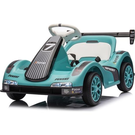Kart Électrique Enfant 12V avec Télécommande, Ceinture de Sécurité, Démarrage Lent, Musique, Véhicule Électrique 4 Roues, Cadeau Garçons Filles (1/5)