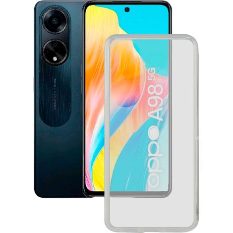 KSIX TRASERA DE SILICONA TRANSPARENTE / OPPO A98