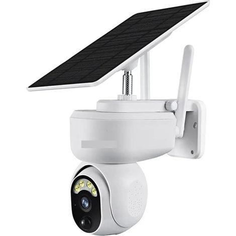 Caméra de sécurité à domicile Caméra de vidéosurveillance solaire 4MP 4G, avec emplacement for carte Sim, PTZ, , IP, batterie 15000mAh intégrée, détection de mouvement, couleur et nuit(4MP WIFI Add 32 (1/5)
