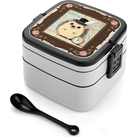 Boîte à bento pour adultes, empilable, étanche, avec fermeture (1/5)