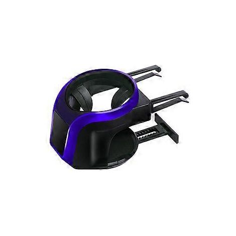 Support multifonctionnel 2 en 1 pour voiture, porte-gobelet et porte-téléphone, support universel pour boissons (café, bouteilles, appareils mobiles), fixation réglable pour grille d'aération. (1/5)