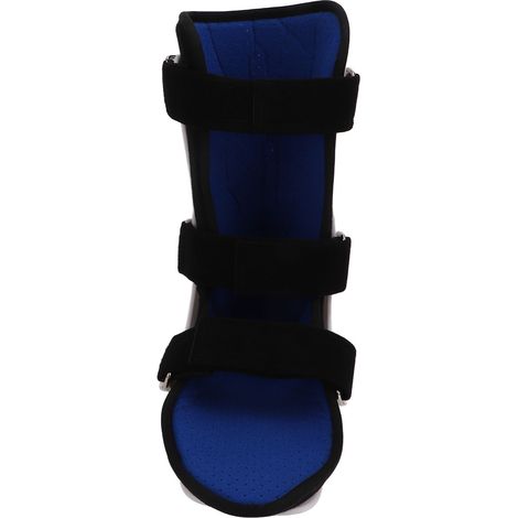 Botte de marche courte en tissu PVC laminé respirant avec attelle de cheville réglable pour entorse du pied droit, taille S (1/5)