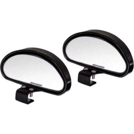 2-Piece Blind Spot Mirror for Supervised Driving, Blind Spot Mirror for All Cars - Adjustable Angle Convex Mirror