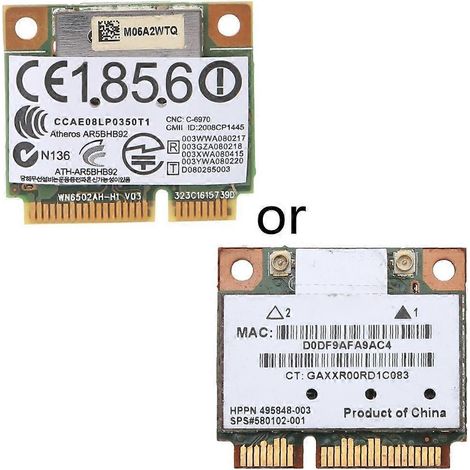 Atheros AR9280 Half Mini PCI-e WLAN-Netzwerkkarte für Linux Hackintosh