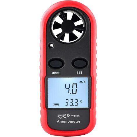 Thermomètre et anémomètre électronique numérique WT816 (1/4)