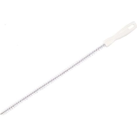 Lot de 2 brosses de nettoyage pour évier, attrape-cheveux pour égouts domestiques, 15,8 pouces, blanc (1/4)