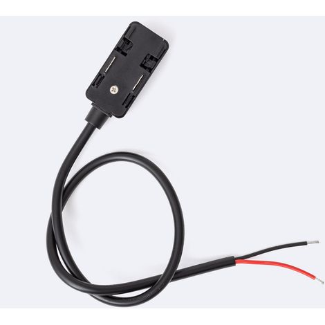 Verbindungsstück mit Kabel für externes Netzteil für Magnetschiene 25mm SuperSlim Schwarz (1/3)
