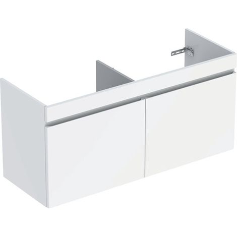 Geberit Renova Plan armoire sous lavabo double, 2 tiroirs,