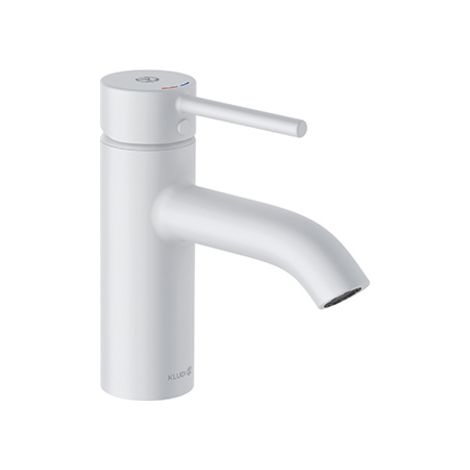 Kludi Bozz - Waschtischarmatur mit Push-Open-Ablauf, weiß matt 382665376 (1/5)
