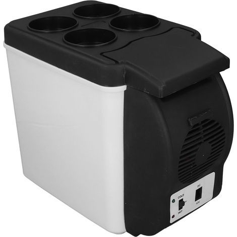 Réfrigérateur de voiture portable 12 V 6 L, silencieux et multifonctionnel, de qualité alimentaire (1/5)