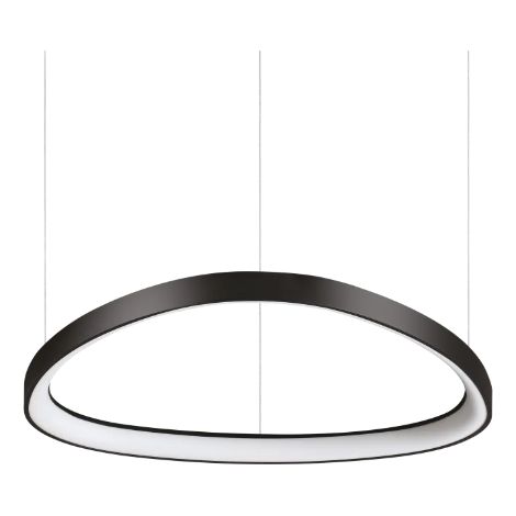 Ideal Lux Sospensione Moderna Gemini 1 luce LED integrato nero metallo (1/2)