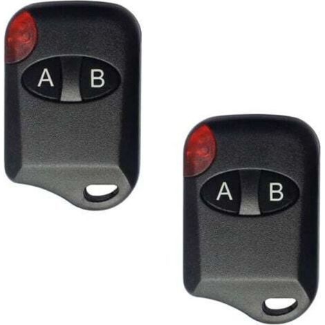 Télécommande Portail Electrique Sans Fil 433 mHZ 2 Boutons Duplicateur Clonage Clé Copi Télécommande pour Porte de Garage Porte électrique (1/4)