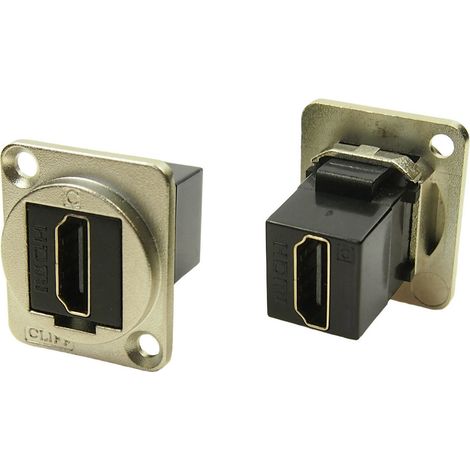 XLR Adapter HDMI-Buchse auf HDMI Adapter, Einbau CP30200GM Cliff Inhalt: 1 St.