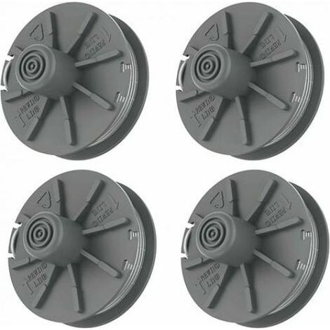 Trimmerfadenspule – 4 Stück – Durchmesser 1,65 mm – Länge 6,1 m – Automatisches Zuführungssystem – Kompatibel mit den Gardena-Modellen EasyCut, PowerCut, SmallCut und ComfortCut (1/5)