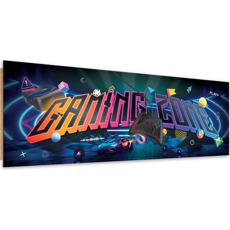 Quadro deco panel, Iscrizione della zona di gioco - 90x30 (1/5)