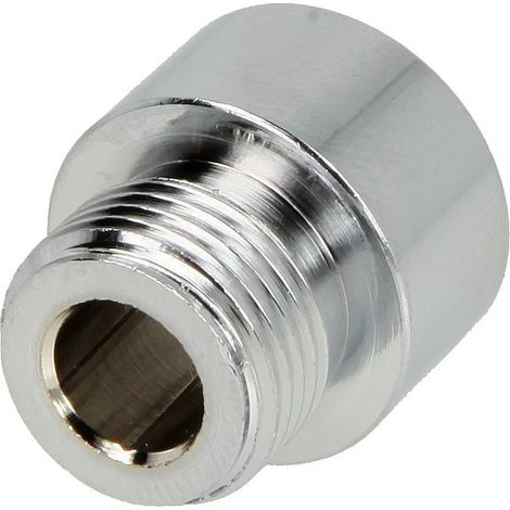 Réduction M15 x 1 FF x 3/8’’ FM métal chromé