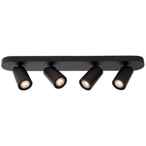 Lucide - Faretto da soffitto, in alluminio, 20 W, colore: Nero