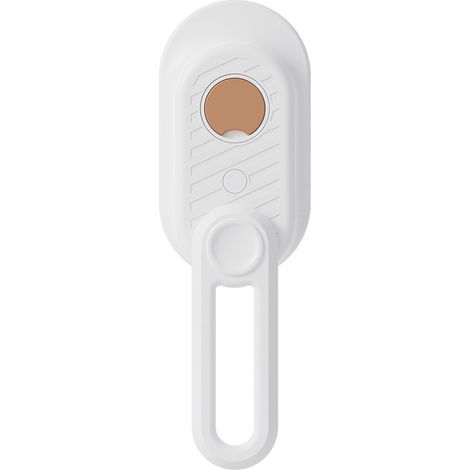 Brosse à vapeur 3 en 1 pour chats avec manche pliable et peigne démêlant pour animaux, blanc (1/5)