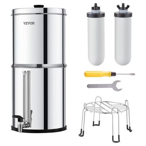 Système de Filtration d'Eau par Gravité 8 - 5 L Filtre à Eau par (1/5)