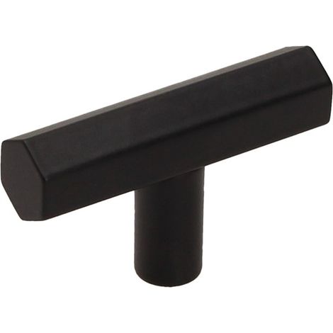 GS33 Knopf, supermattes Schwarz (1/5)