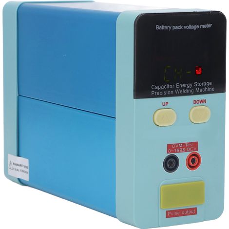 Poste à souder par points à batterie, machine de soudage par points pulsée, stockage d'énergie capacitif, AC100‑240V, prise UE (1/5)