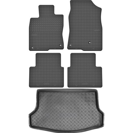 Honda Civic X Schrägheck ab 2017 SET - Gummifußmatten + Kofferraummatte