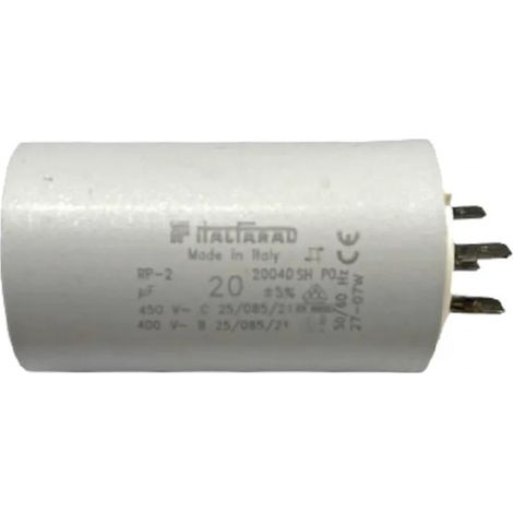 Condensateur de 20µF à cosses de rechange pour broyeur SFA SANICOMPACT
